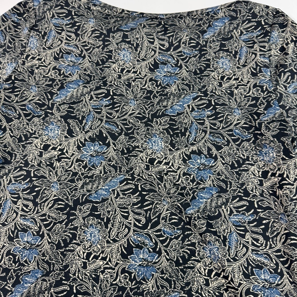 Title Nine Buttah Majorelle Dress Swift Snap Black Floral - Picture 6 of 8